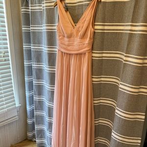 Light pink formula dress